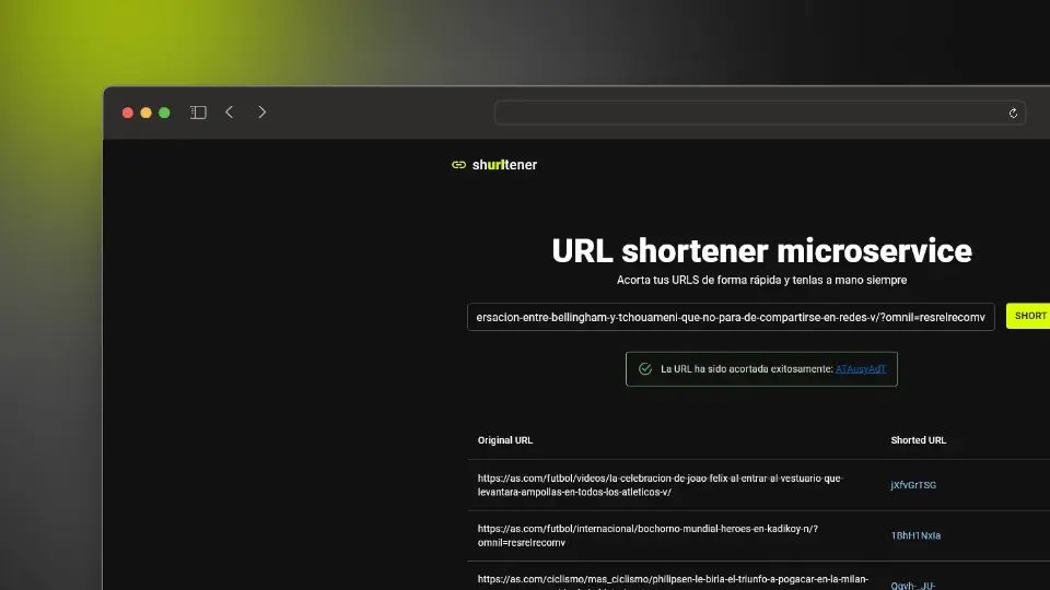 Project ShURLtener Image